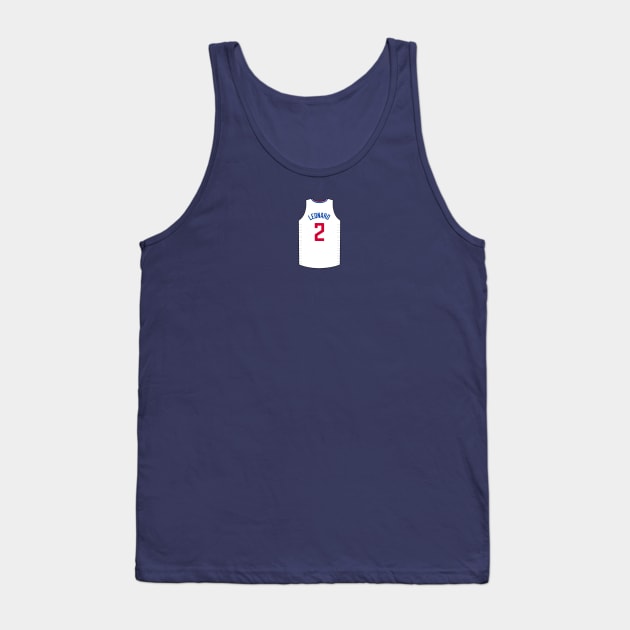 Kawhi Leonard Los Angeles Jersey Qiangy Tank Top by qiangdade